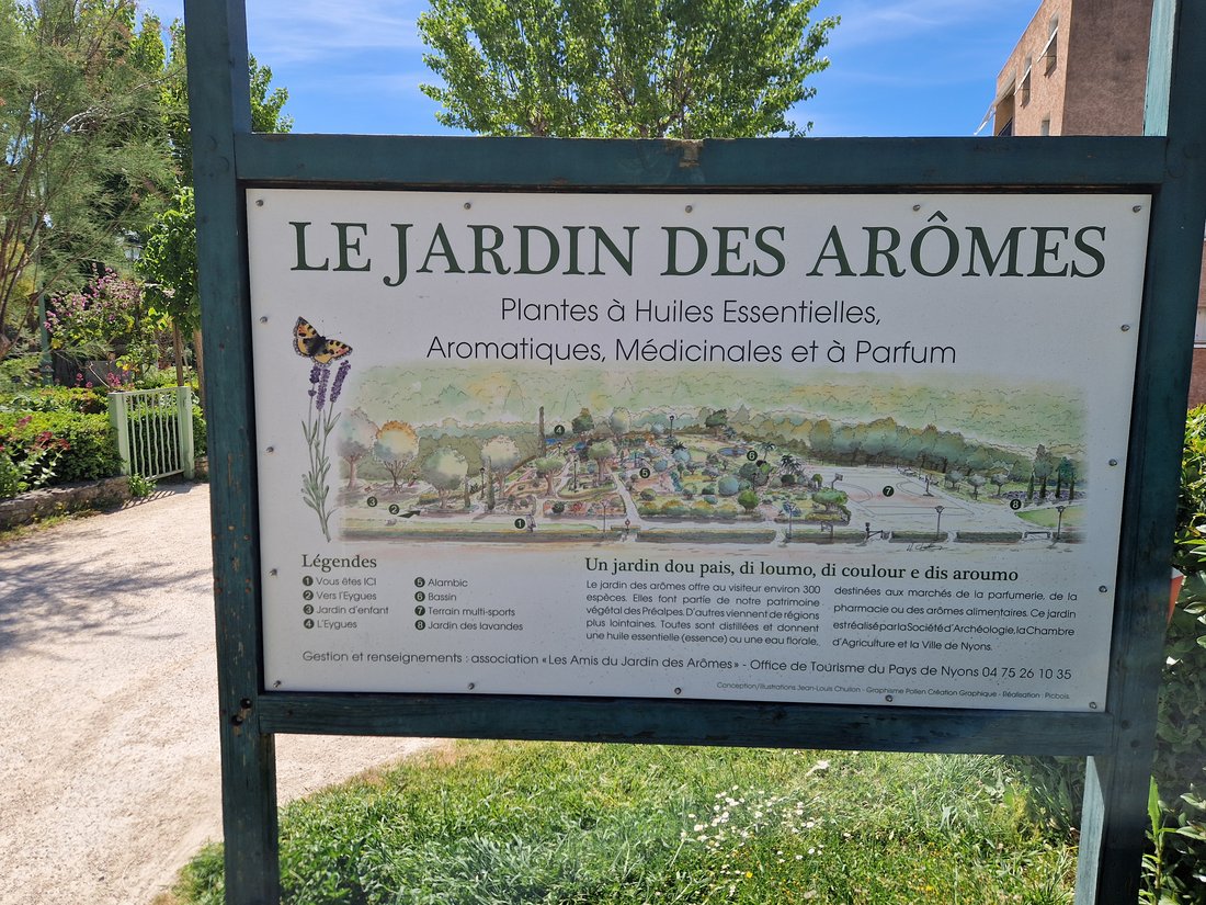 Le jardin des arômes à Nyons